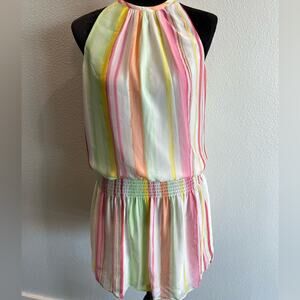 NWT Ramy Brook Paris Multicolor Halter Dress Size XS Retail $425